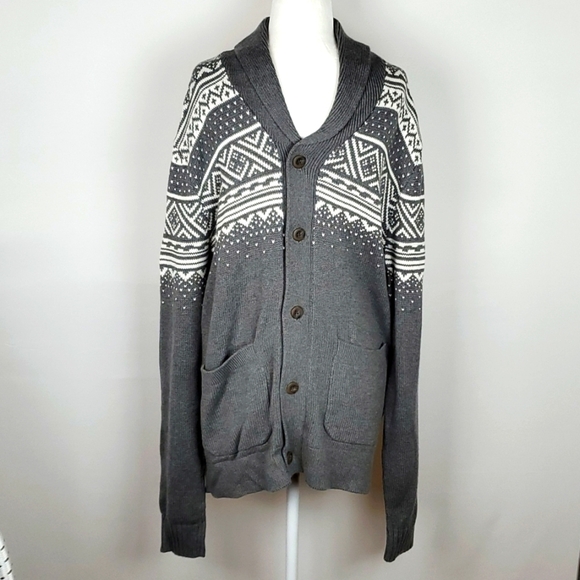 🆕️Levi's Cotton Knit Button Cardigan Winter Size Large - Picture 1 of 6